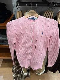 美國RL專櫃款🇺🇸女大人 麻花外套-粉