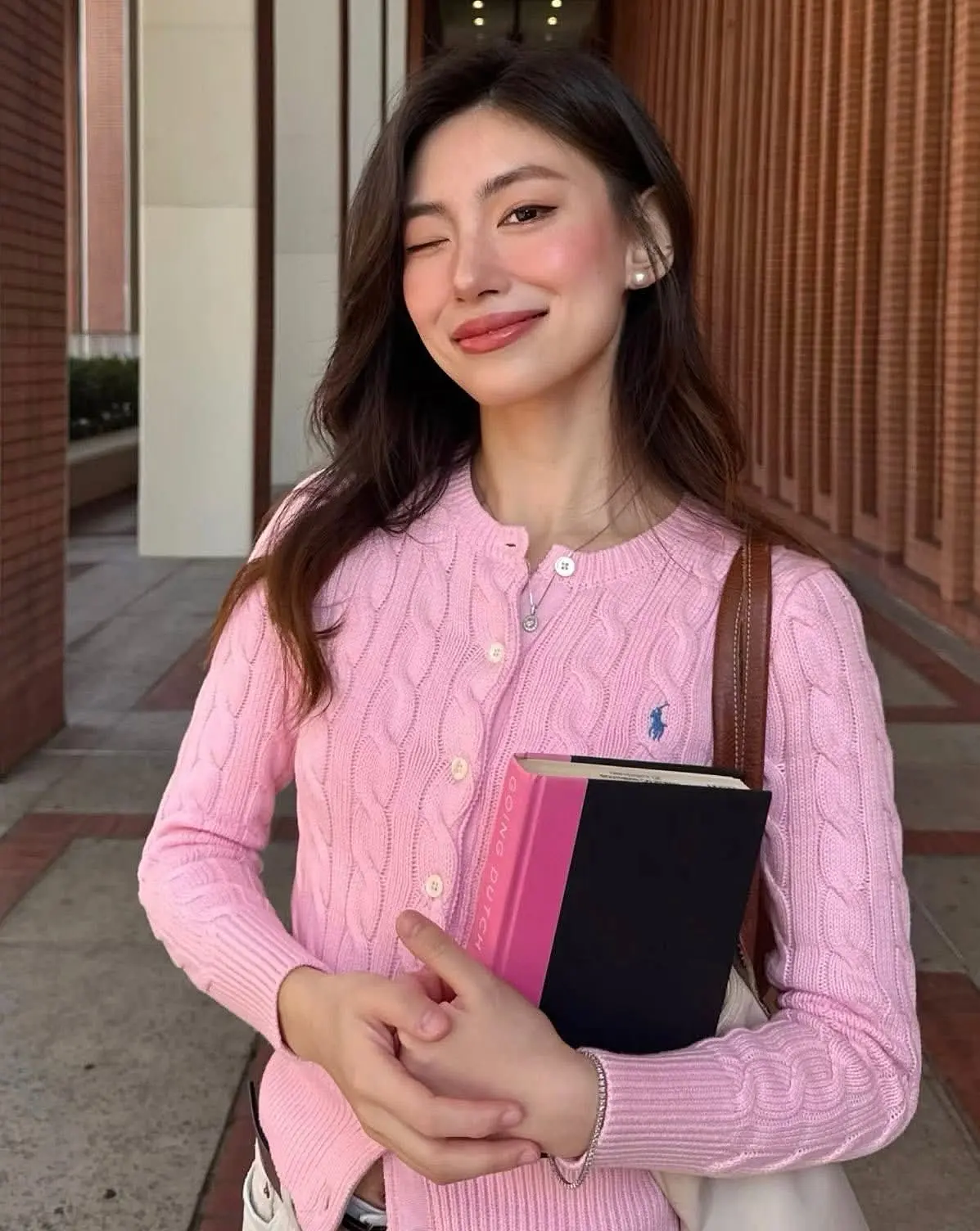 美國RL專櫃款🇺🇸女大人 麻花外套-粉