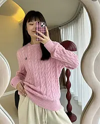 現貨 RL專櫃 男童 粉針織 麻花