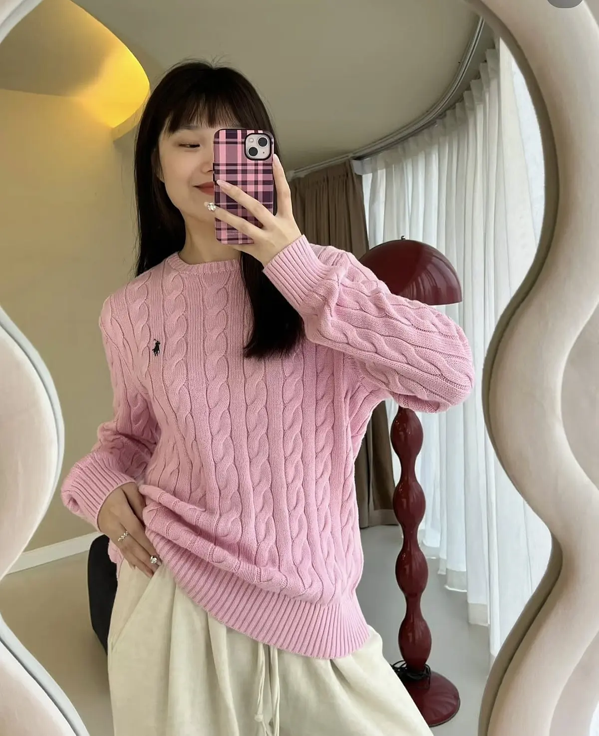 現貨 RL專櫃 男童 粉針織 麻花